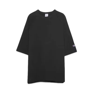 Champion T1011 RAGLAN SHORT SLEEVE T-SHIRT "BLACK"
