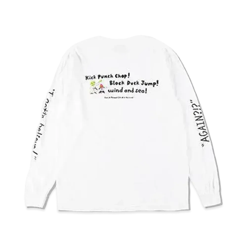 WIND AND SEA x PaRappa the Rapper (Parappa&Mr.CCM Onion) L/S Tee "White"