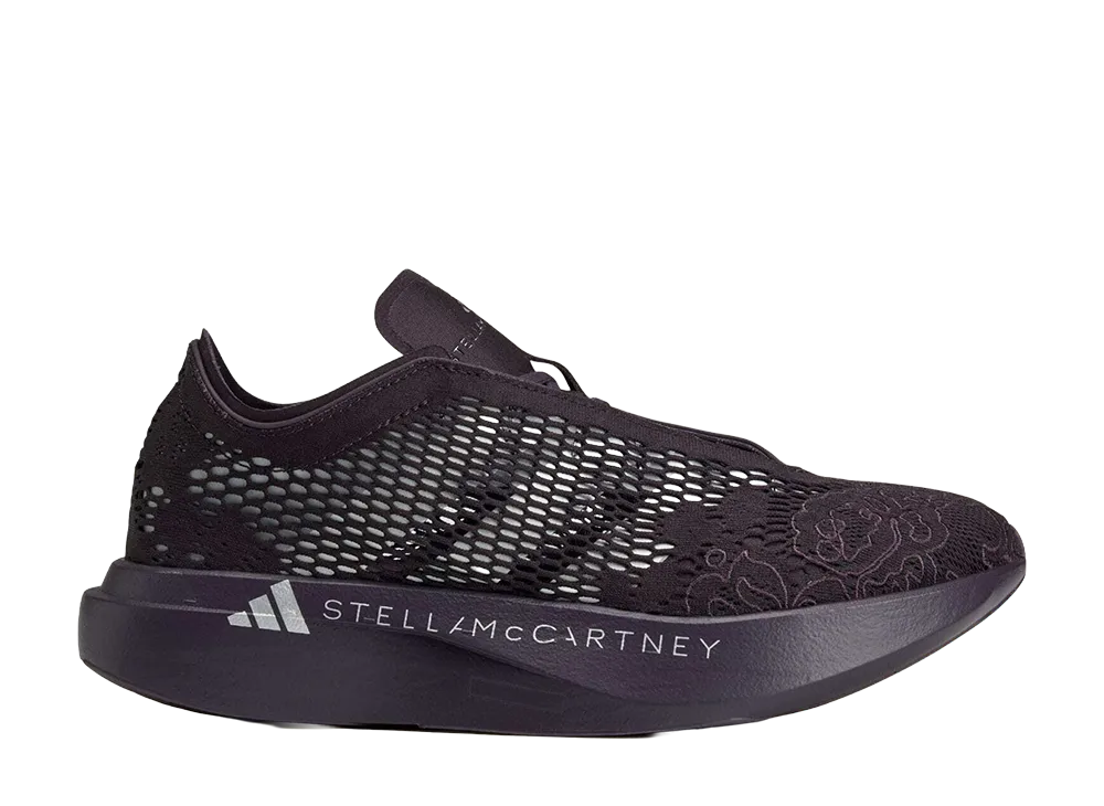 Stella McCartney × adidas Women's Adizero Evo SL "Aurora Black/Reflective Silver/Aurora Black"