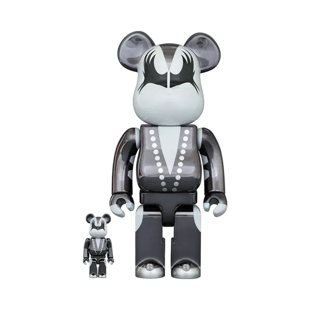 Bearbrick KISS DEMON CHROME Ver.100% & 400%