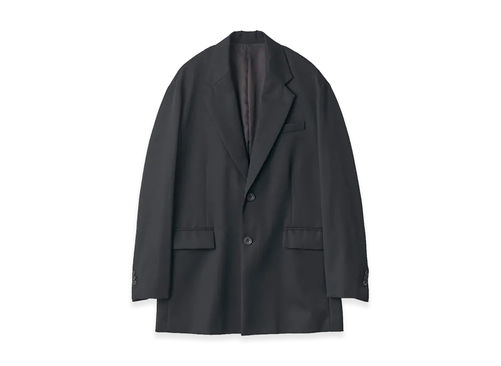 ssstein Oversized Single Breasted Long Jacket "Black"