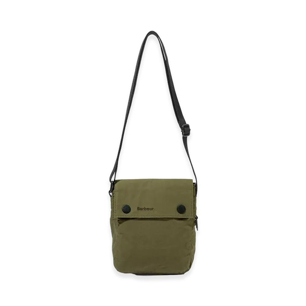 Barbour x ADAM ET ROPE EX Transport Crossbody Bag "Khaki"