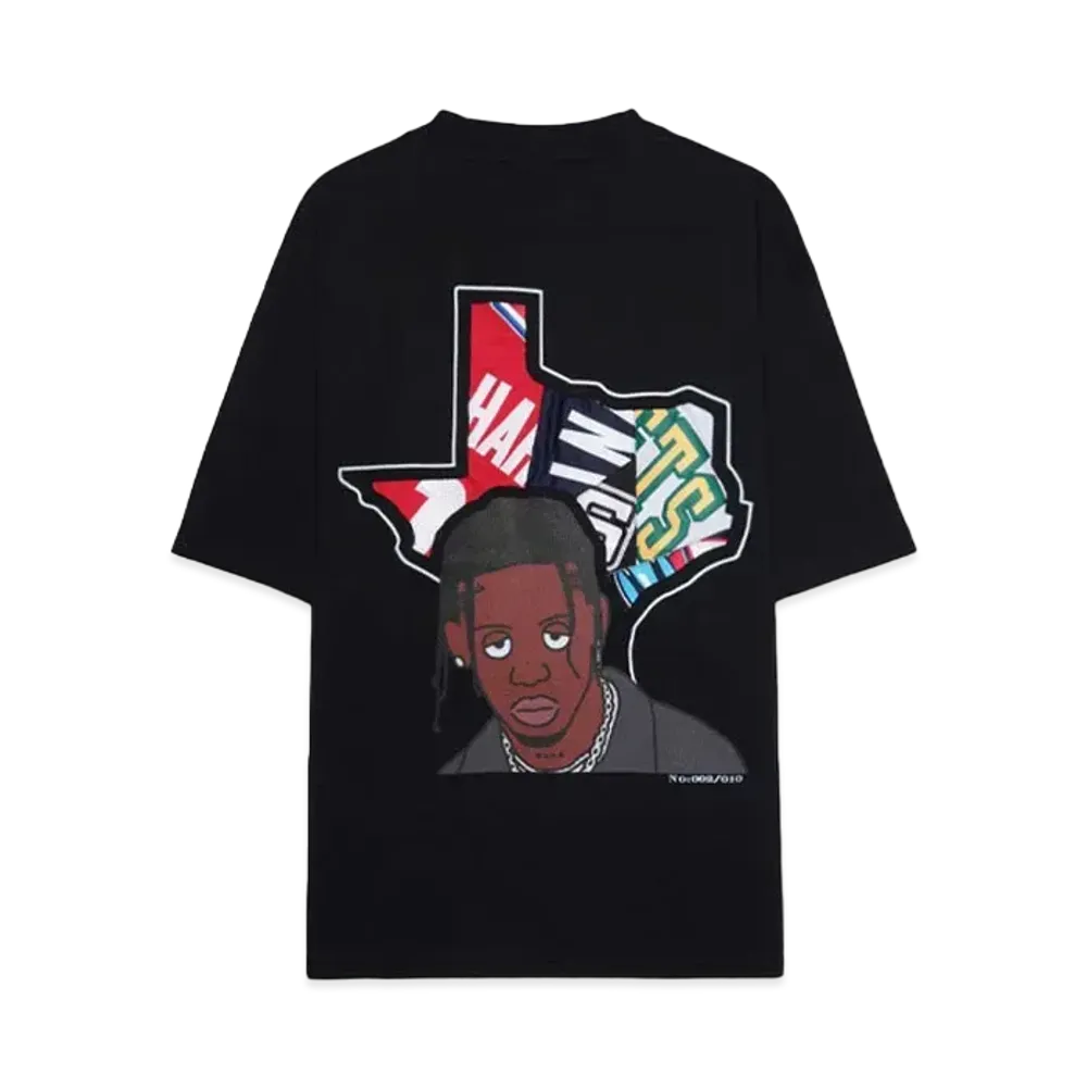 RISA x CIVIATELIER TEXAS LA FLAME TEE -002/010- "BLACK"