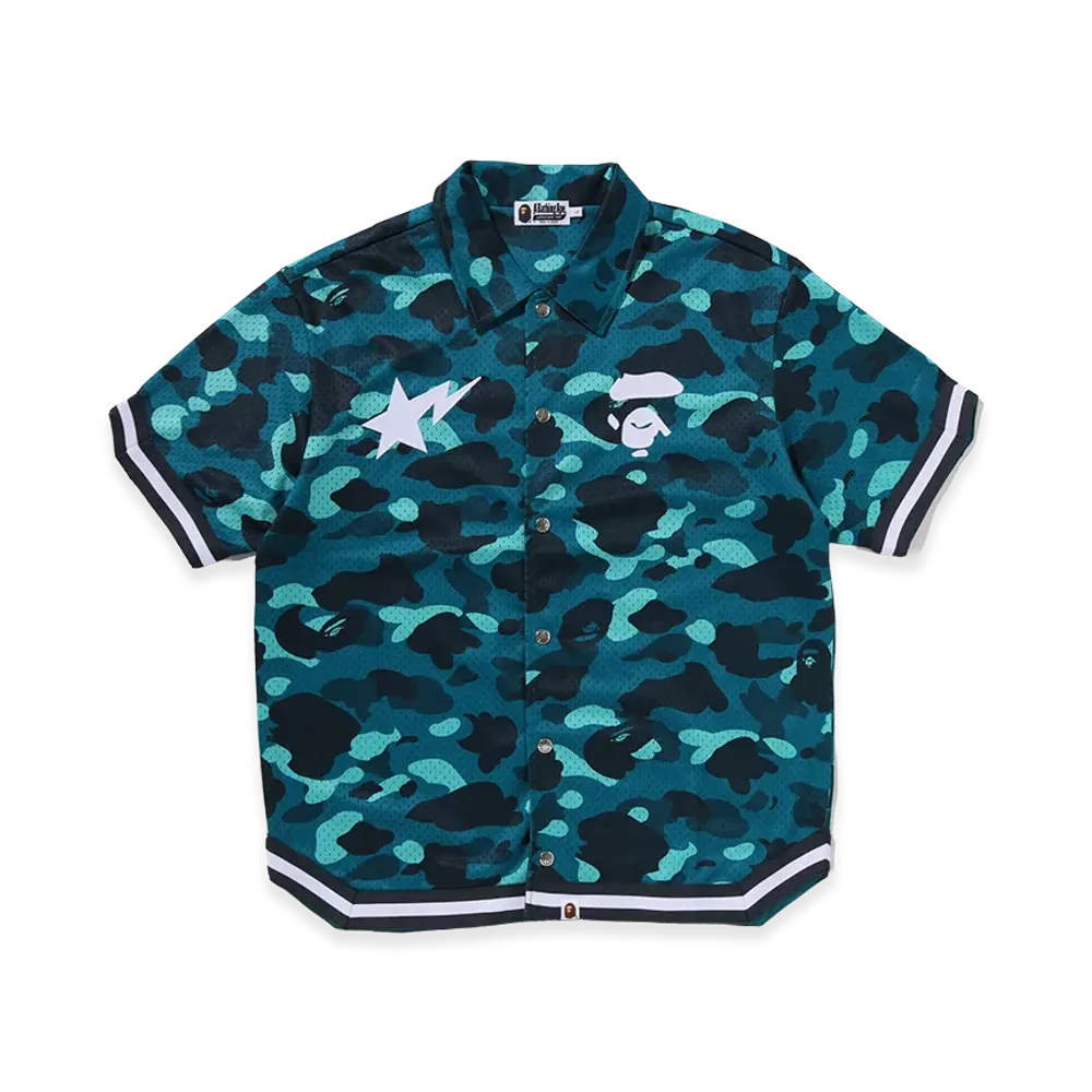 A BATHING APE Warm Up SS Shirt "Green"