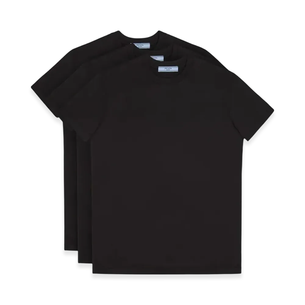 PRADA Women's Jersey T-Shirt "Black"