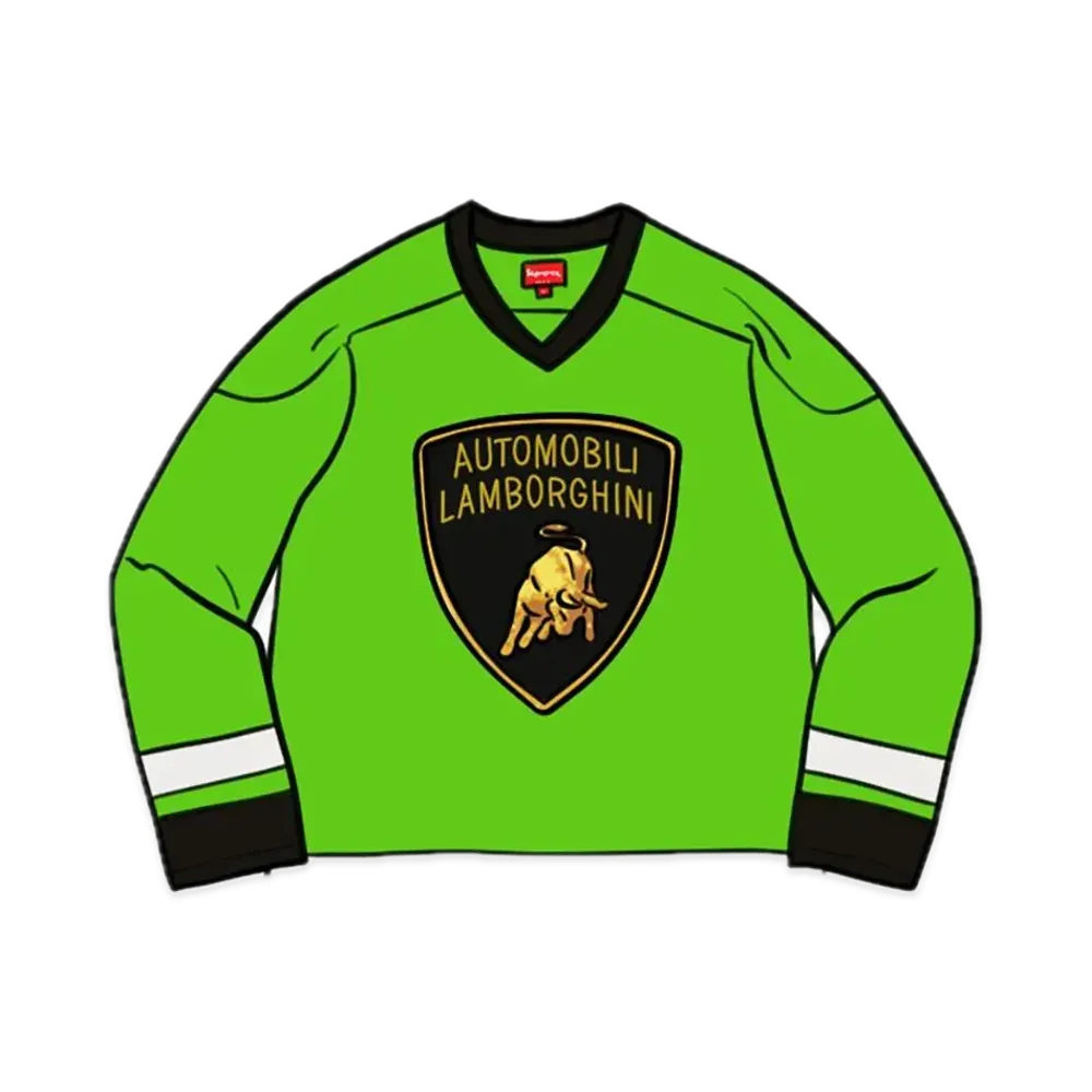 Supreme x Lamborghini Hockey Jersey "Green"