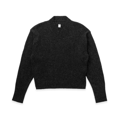 T.T Taiga Takahashi LOT.505 V-Neck Sweater "Chacoal"