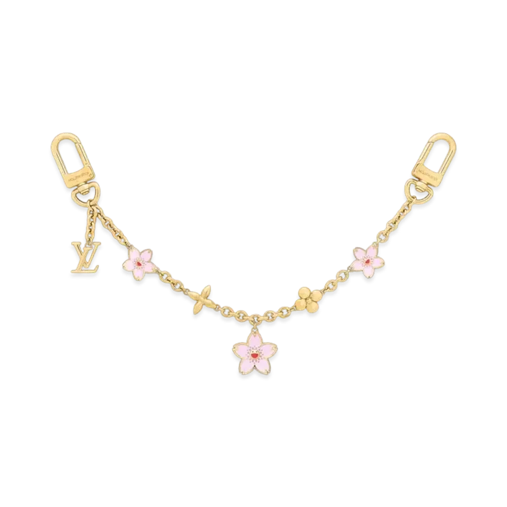Louis Vuitton x Takashi Murakami Cherry Blossom Bag Chain Monogram Flowers "Dre"