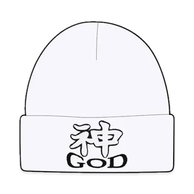 Supreme God Beanie "White"