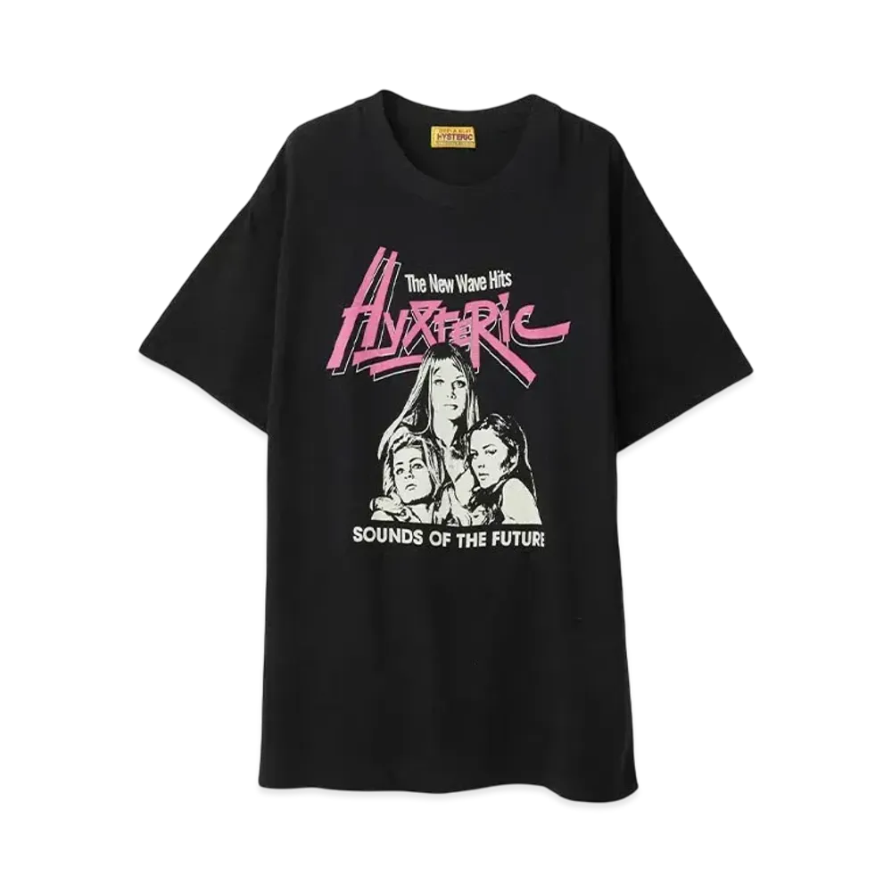 HYSTERIC GLAMOUR Sound Of The Future Oversized T-Shirt "Black"