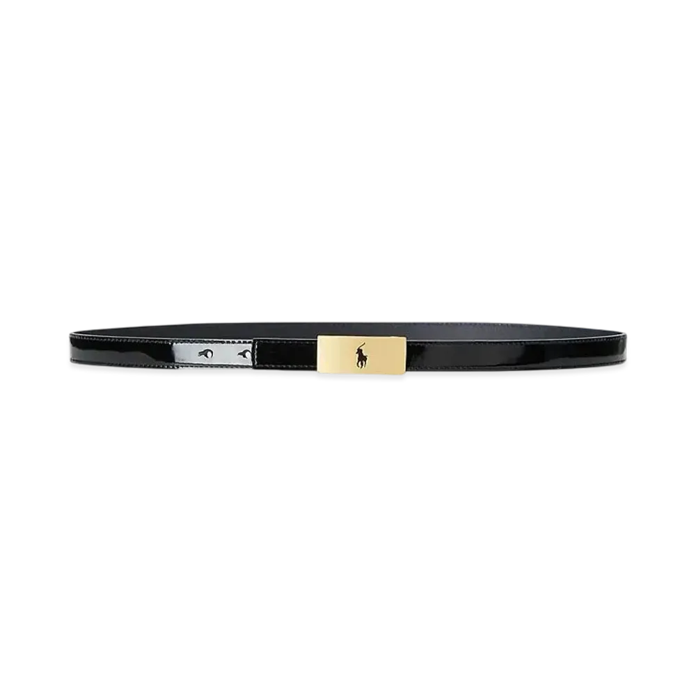 Polo Ralph Lauren Polo ID Reversible Leather Belt "Black"