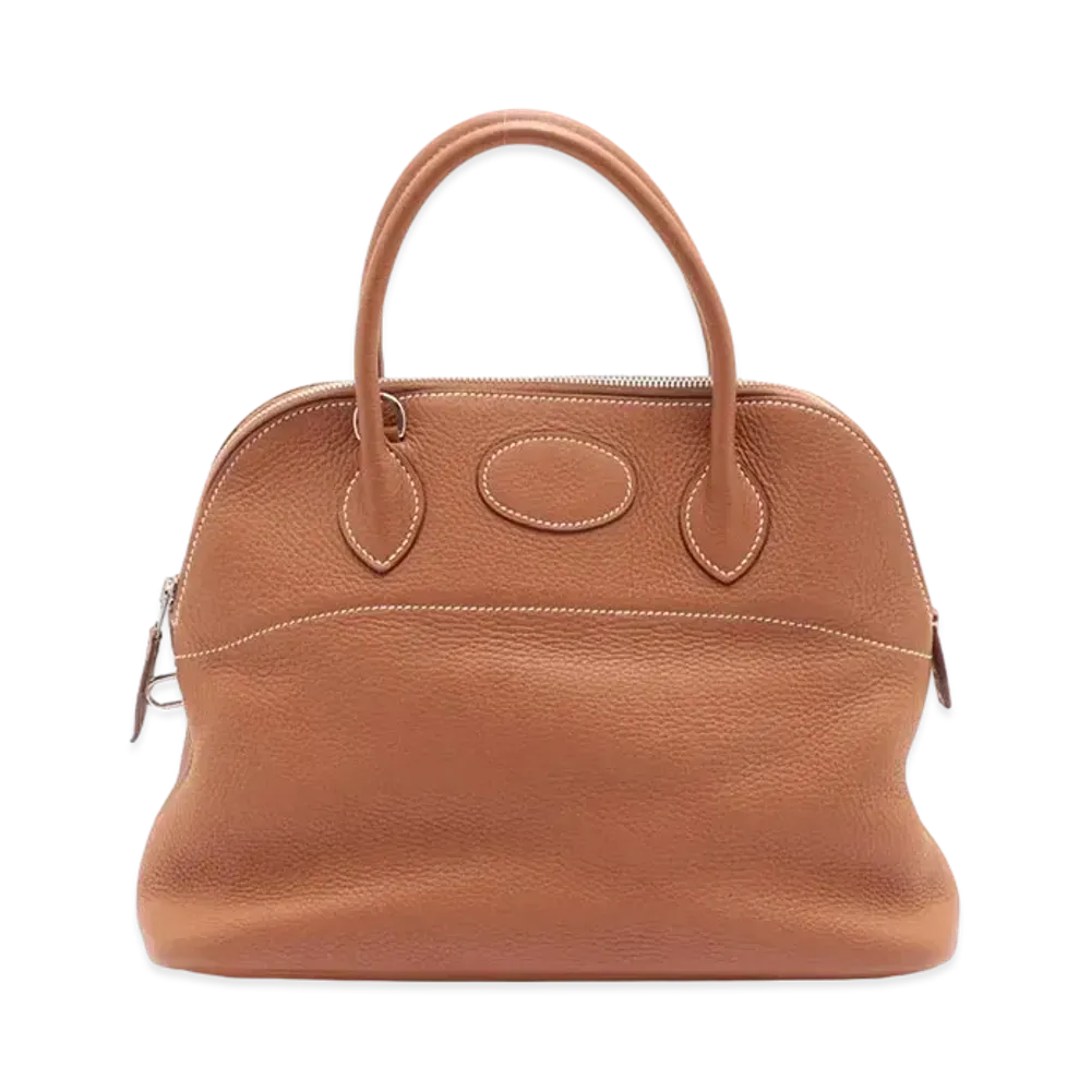 Hermes Bolide Taurillon Clemence "Gold/Silver"