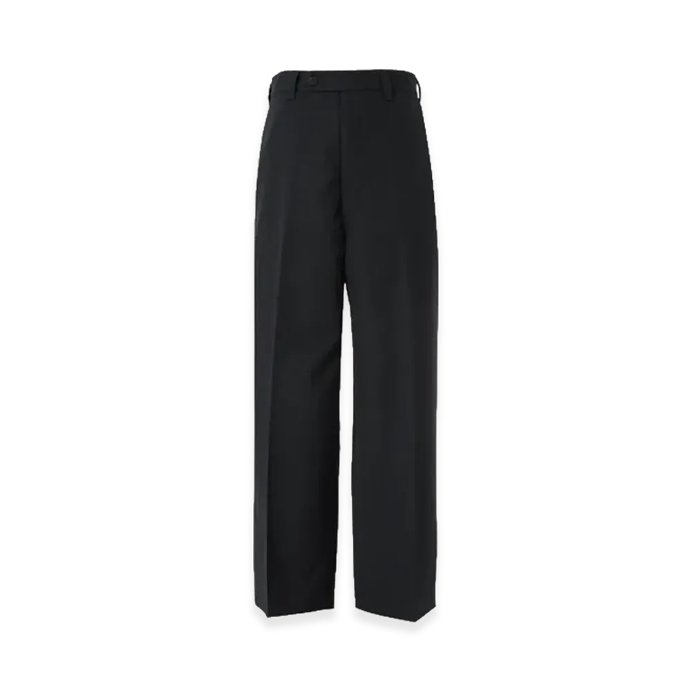 COMME des GARCONS HOMME Wool Poplin Center Crease Pants "Navy"