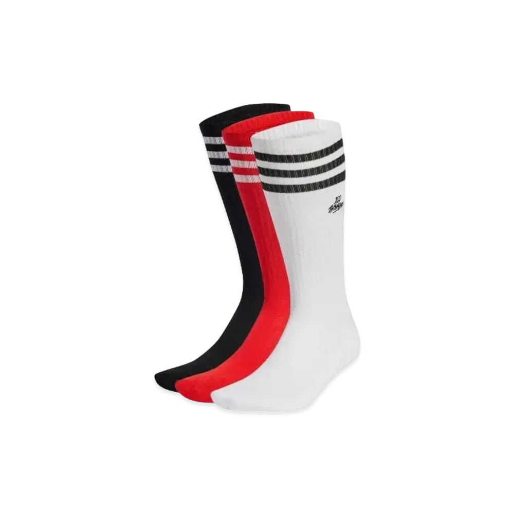 adidas x 100 THIEVES Socks "White/Red/Black"