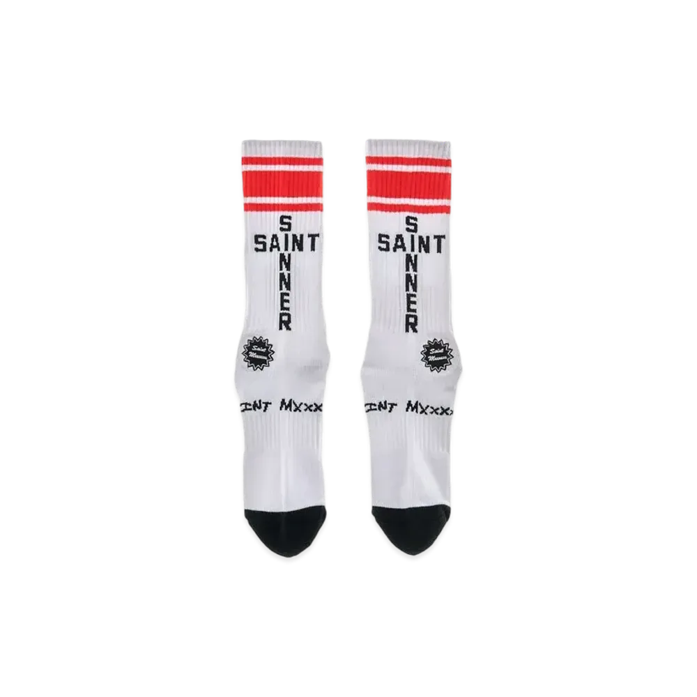 SAINT Mxxxxxx Socks/Japan "White"