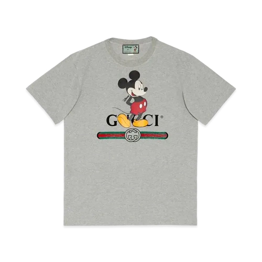 GUCCI × Disney Mickey Mouse T-shirt "Gray"