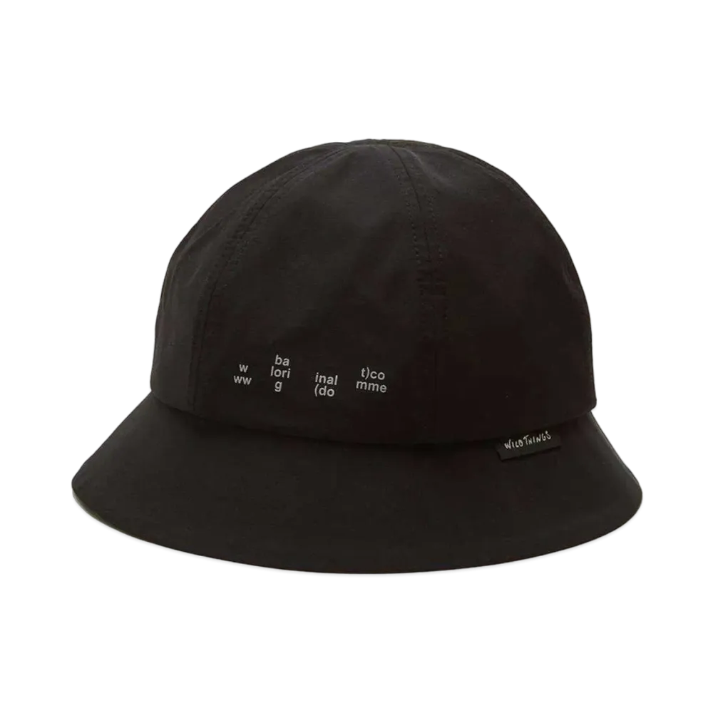 Bal BAL / WILDTHINGS STRECH BELL HAT "BLACK"