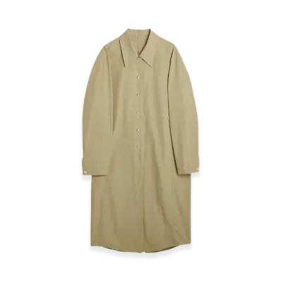 OUR LEGACY Women's Welding Shirt Dress Humble Cotton "Khaki"