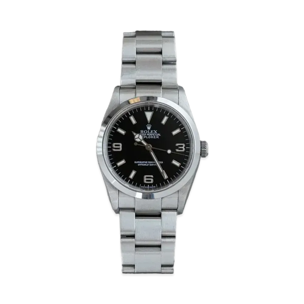 ROLEX Explorer I "Black/Stainless Steel"