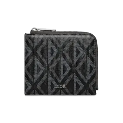 Dior Zipper Wallet "Black"