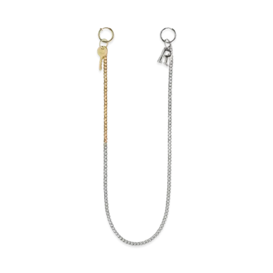rokh x H&M Chain Link Hoop Earrings "Silver color/Gold color"
