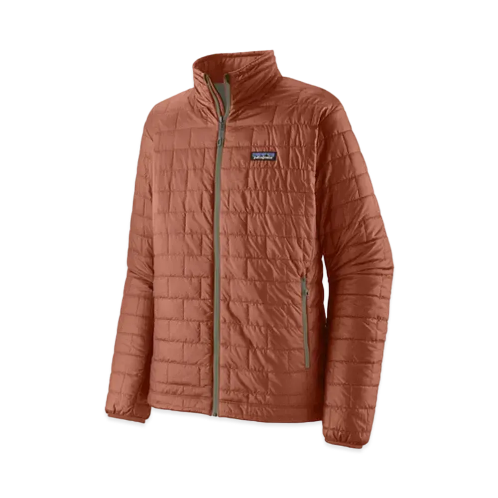 patagonia Men's Nano Puff Jacket "Burl Red"