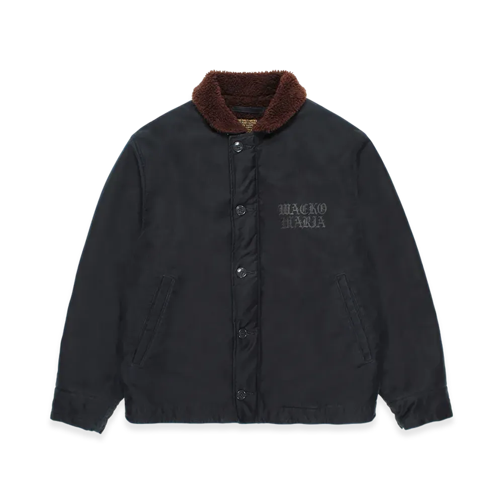 WACKO MARIA x Death Row Records Boa N-1 Deck Jacket "Navy"