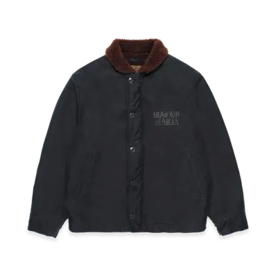 WACKO MARIA x Death Row Records Boa N-1 Deck Jacket "Navy"