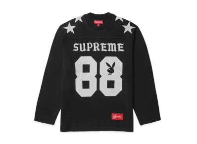 Supreme x Playboy L/S Football Top "Black"