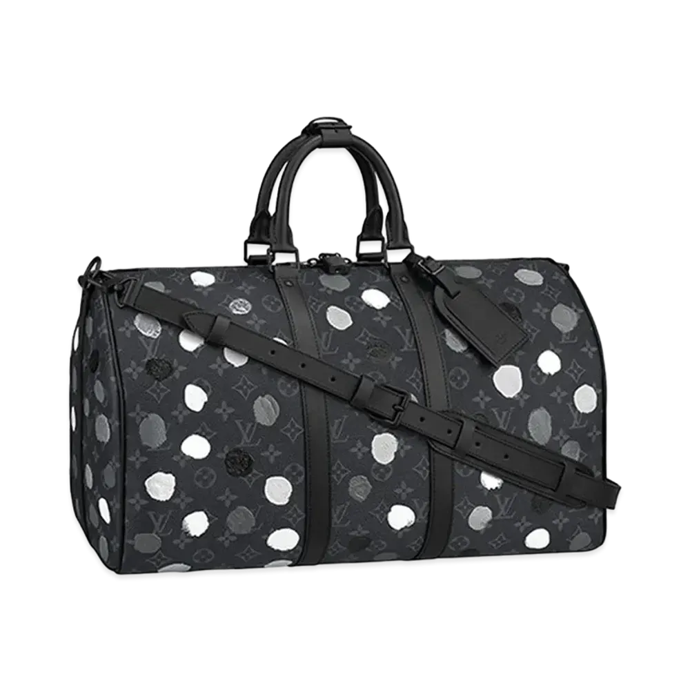 Louis Vuitton x Yayoi Kusama Keepall Bandouliere 45 Monogram Eclipse Painted Dots