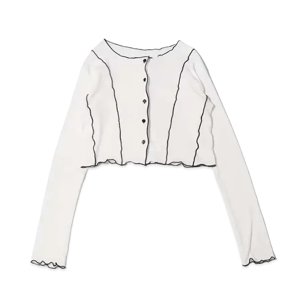 atmos pink Mellow Cardigan Tops "White"