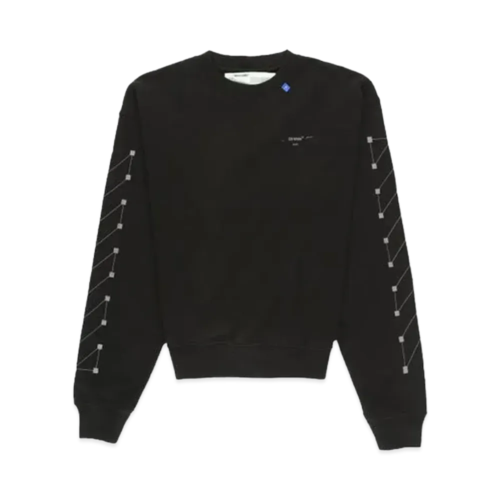 OFF-WHITE Diag Backbone Sweatshirt "Black"