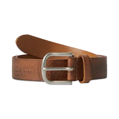 thisisneverthat x Daniel Johnston Leather Belt "Brown"
