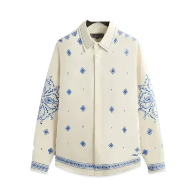 Kith Raw Hem Denim Apollo Shirt "Lake"