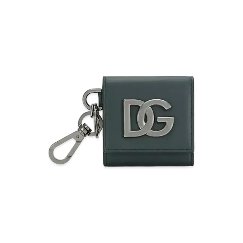 Dolce&Gabbana Coin Case Calfskin DG Logo "Green"