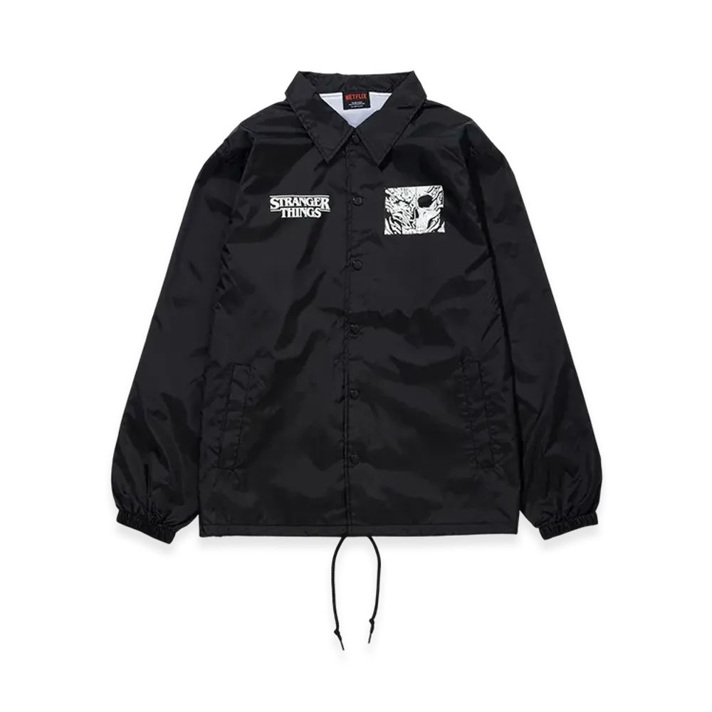 Netflix Stranger Things x V.A. Coach Jacket "Black"