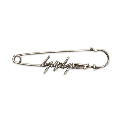 Yohji Yamamoto POUR HOMME Antique Sv Coat Safety Pin "Silver"