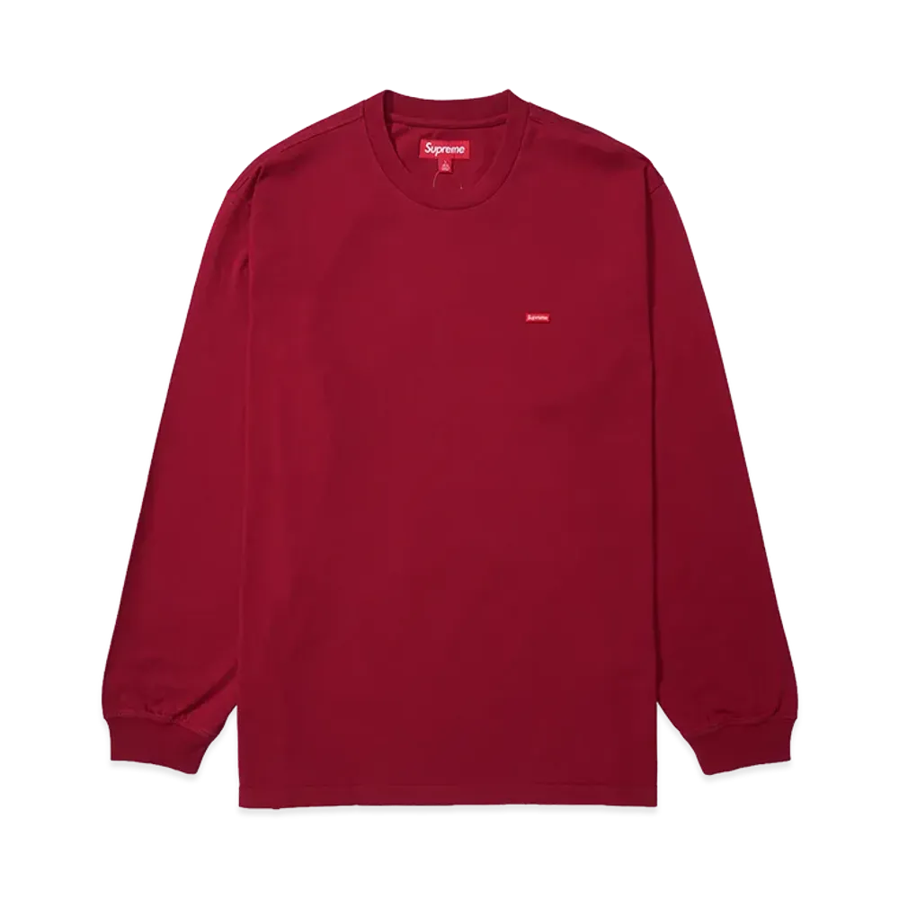 Supreme Small Box L/S Tee "Red" (25SS)