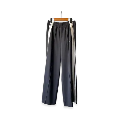 Matin Kim Side Color Point Track Pants "Black"