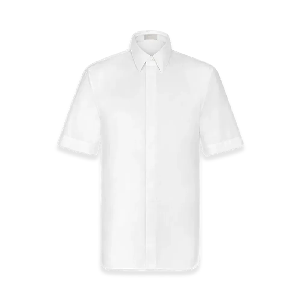 Dior Oblique Short-Sleeved Shirt "White"