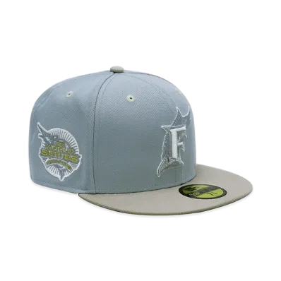 NEW ERA x THE CAP 59Fifty Sway Shoreline Florida Marlins "Snow Grey/Stone"