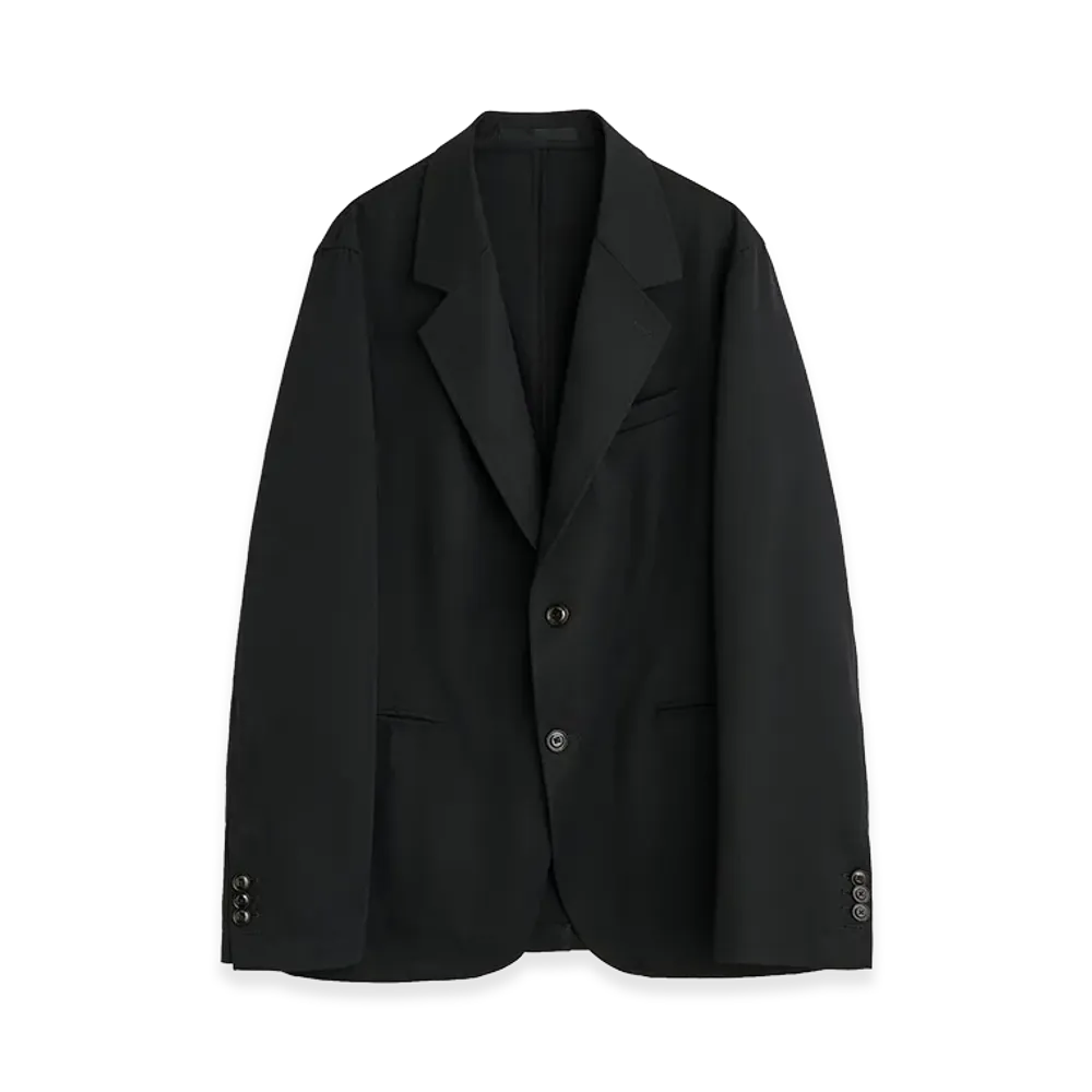 OUR LEGACY Unconstructed Ceremony Blazer "Coarse Black Gabardine"