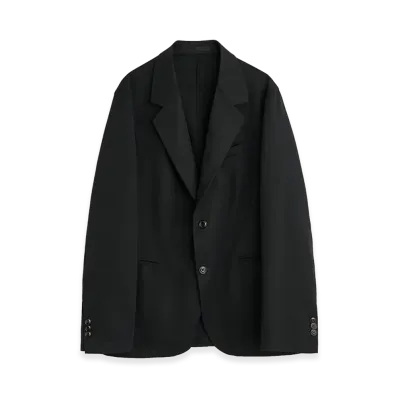 OUR LEGACY Unconstructed Ceremony Blazer "Coarse Black Gabardine"