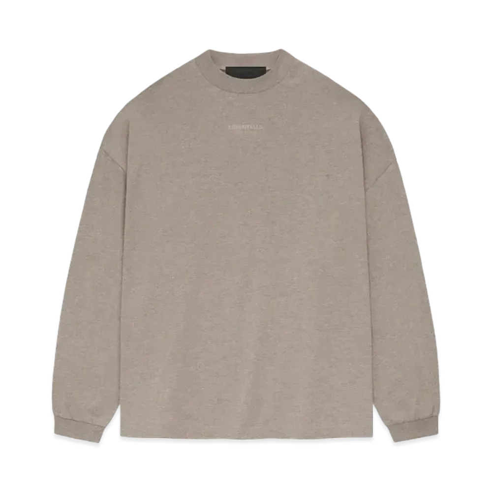 FEAR OF GOD ESSENTIALS LS Tee "Core Heather"