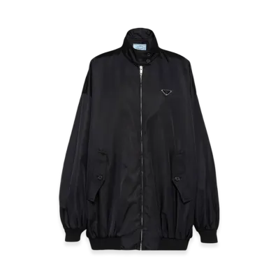 PRADA Women's Re-Nylon Blouson Jacket "Black"