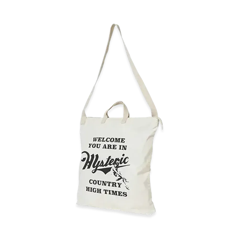 HYSTERIC GLAMOUR Hysteric Country Shoulder Bag "White"
