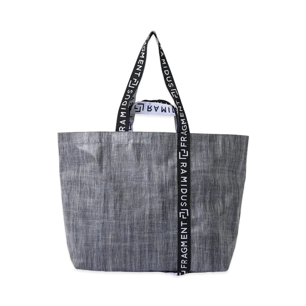 FRAGMENT x RAMIDUS TOTE BAG (L) "Black Heather"