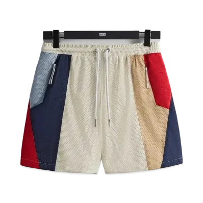 Kith Harden Panelled Mesh Short "Sandrift"