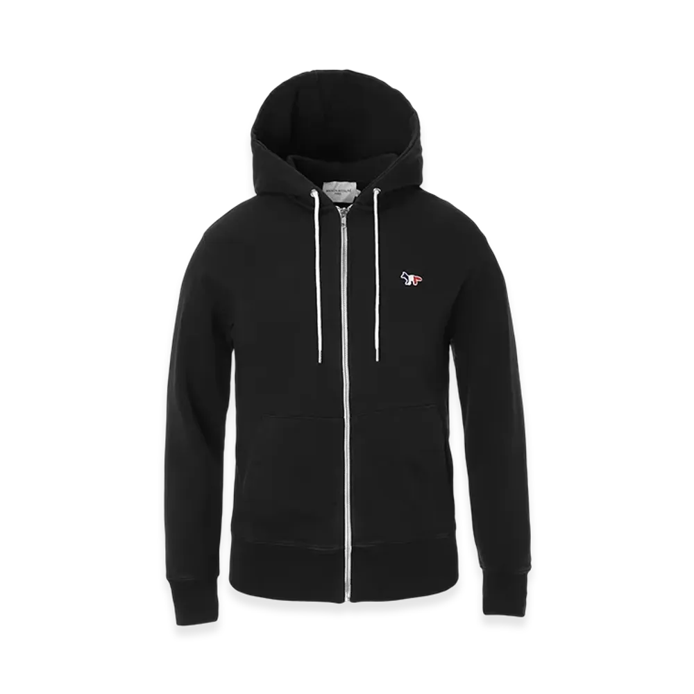 Maison Kitsune Foodie Tricolor Fox Patch "Black"