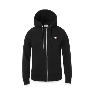 Maison Kitsune Foodie Tricolor Fox Patch "Black"
